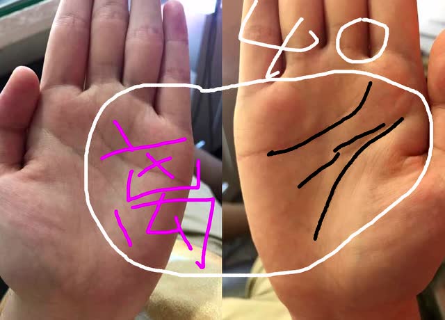 如果你的手相智慧线出现中断,感情不顺,婚姻不幸且容易破裂