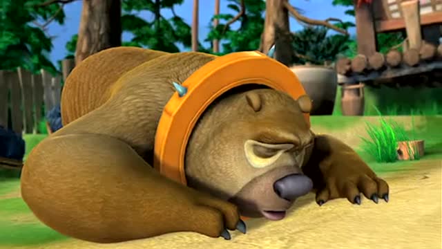 宠物项圈:熊二这次被光头强电惨了