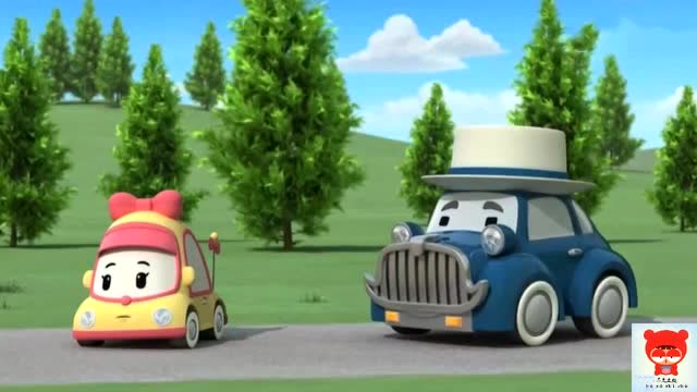 变形警车珀利 黑猫警长之冬天的故事中