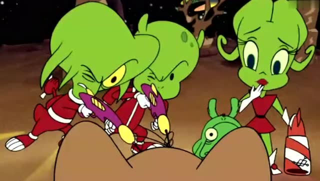 猫和老鼠:老司机汤姆和杰瑞着陆火星,意外发现绿色外星人