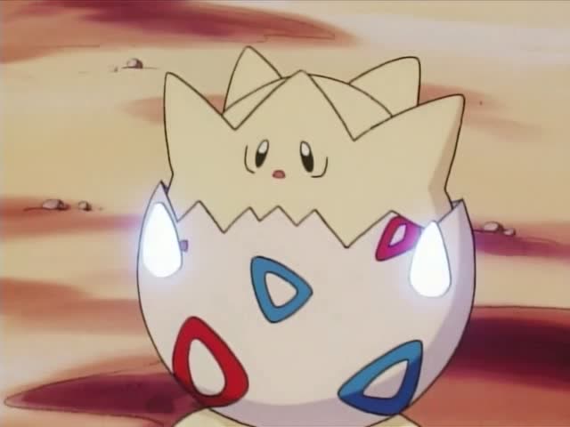 神奇宝贝小霞的波克比无意中使出了鲤鱼王的绝招