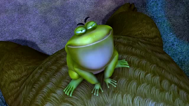 熊出没:青蛙终于醒了,原来熊二只想变成一只蛙熊