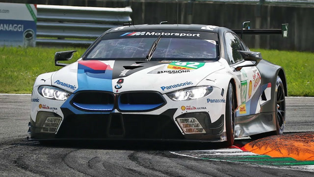 宝马m8,赛道狂飙,听听这排气筒的声音