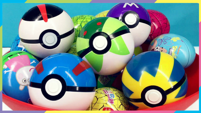 奇趣蛋视频 奇趣蛋玩具拆蛋 神奇宝贝精灵球堆藏超级英雄神秘奇趣蛋