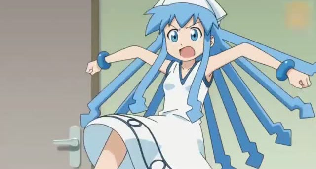 荣子醒来发现自己被乌贼娘的触手缠住!