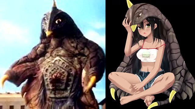 奥特曼怪兽化身美少女,在画师眼里,万物皆可娘