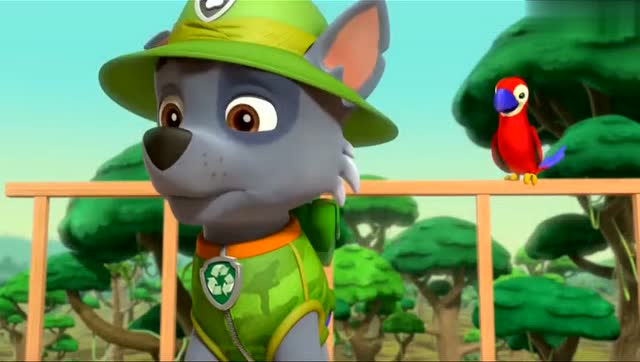 《汪汪队立大功 第4季》美迪怎么操控灰灰的钢索呢,真奇怪