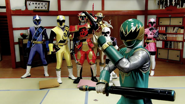 手里剑战队与天空忍者并肩战斗,激战复活的妖怪