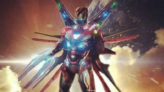 复联4曝钢铁侠概念海报,雷电战甲太霸气,无限宝石战甲帅得扎眼