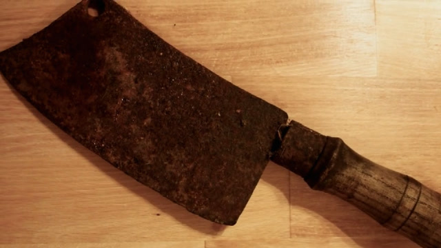 男子,捡来一把破菜刀,经过加工出来的成品看这还不错,真聪明