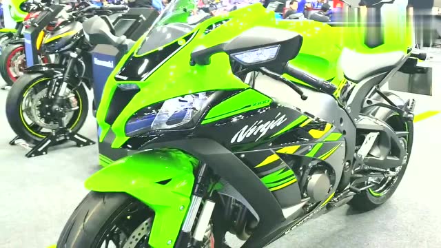 为速度而生,实拍2018款川崎zx-10r,国内售价24.19万!