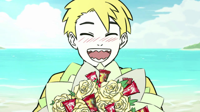 非人哉:九月摇晃了一下瓶子,接着脆脆鲨就捧着一堆零食出现了!