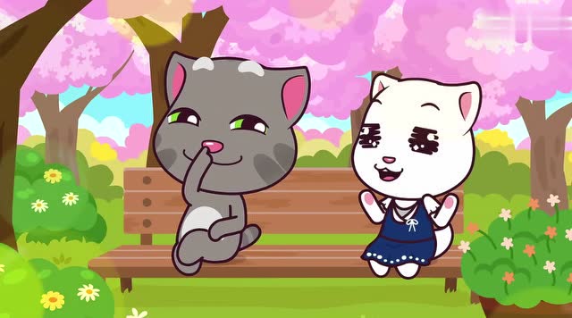 汤姆猫家族:汤姆又做美梦了,笑的好开心啊