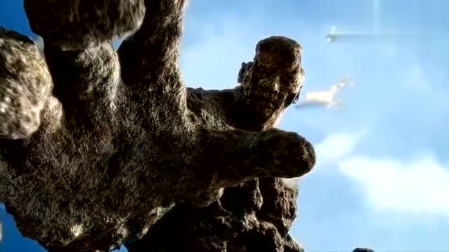 女孩们路遇拦路巨蛇,选择来到石林,女孩被石头巨人抓住了