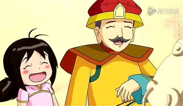 《甜心格格》丝丝高兴得和皇阿玛抱了一下