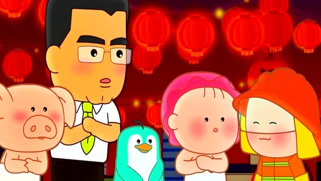 可可小爱,新春佳节喜团圆,防火防盗保安全