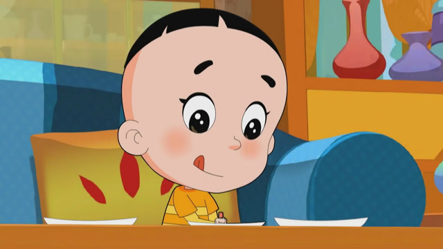 大头儿子不喜欢新老师上课,小头爸爸会怎样教导他呢,小伙伴看起来