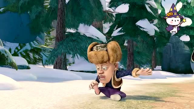 熊出没 :光头强受伤了,光头强的脚怎么了