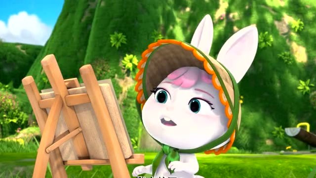 熊熊乐园 不喜欢和大家玩的凯特独自画画喝下午茶