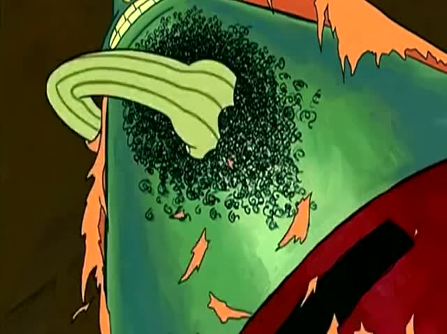 海绵宝宝:来了个新同学比目鱼平平,海绵宝宝吓得跑进马桶躲起来