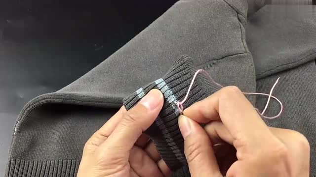 宝宝衣袖长了别急着剪,轻松2步无痕缝针法,一拉无痕,轻松易学