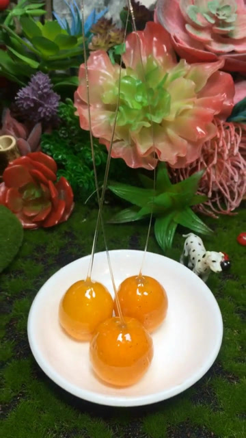 好吃还好玩的拔丝橘子