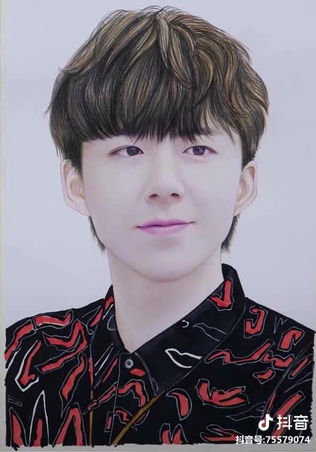 摩登兄弟宁哥肖像素描,太传神了