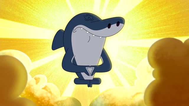 鲨鱼哥和美人鱼:一道金光照过来,鲨鱼哥好像神仙哦