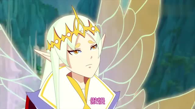 小花仙第四季:不灭忍精灵王登场,他很霸气