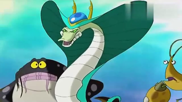 小鲤鱼历险记:赖皮蛇为找龙鳞向藤龙出手,结果被一鞭子抽飞了