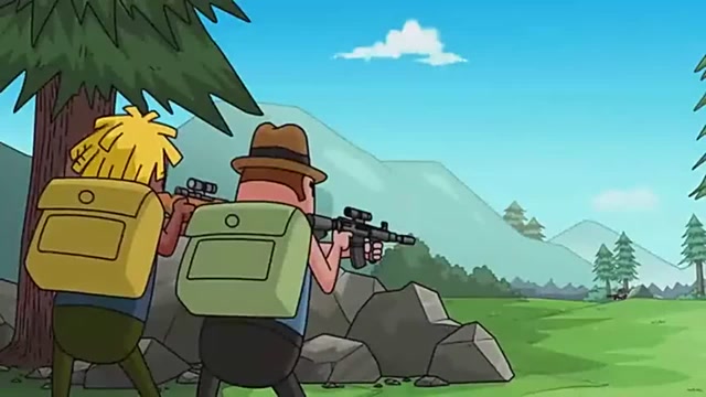 动漫吃鸡小队小动画:我cs大地球98k之王