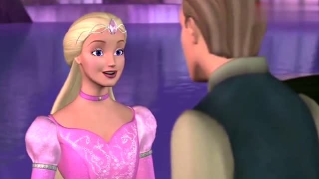 芭比公主:天快亮了,奥德蒂公主就要变回白天鹅了,好可惜啊!