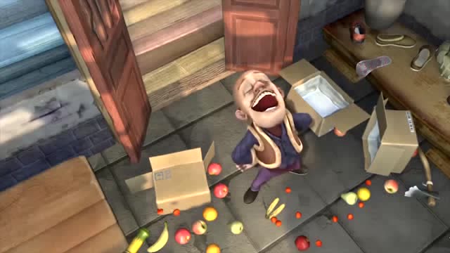 熊出没之秋日团团转:聪明的光头强卖鲜榨果汁乐翻天