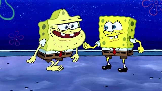 海绵宝宝什么时候有了一个和它长的一样的兄弟了呢,真是神奇啊