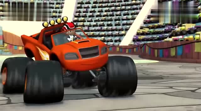 不愧是怪兽赛车飙速,这样的闪亮登场,太帅了