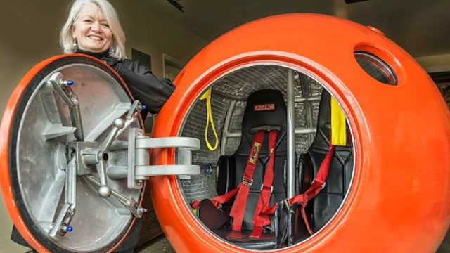 老外发明出一款逃生舱,能够在海啸中救你一命,十万元一台