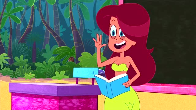 鲨鱼哥和美人鱼:美人鱼当老师,给大家讲课