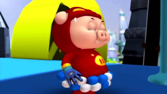 猪猪侠勇闯未来城:攀岩比赛开始,猪猪侠能获胜吗?