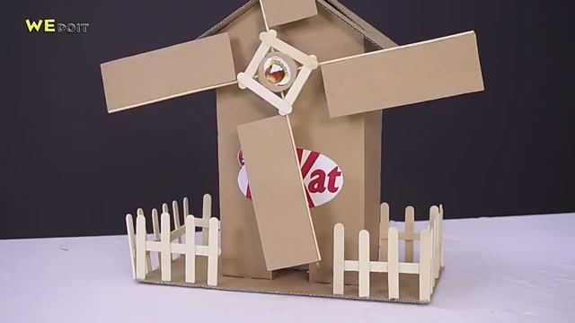 长见识了!用纸壳制作一个风车,成品真是大开眼界,挺复杂的