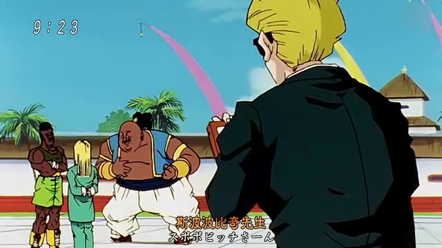 龙珠悟天和特兰克斯第一次合体简直太逗了