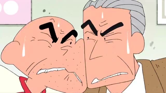 蜡笔小新:小新的外公和爷爷一见面,两个老头就要互掐!