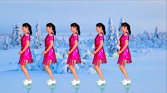 热门舞曲广场舞《一晃就老了》十六步健身舞