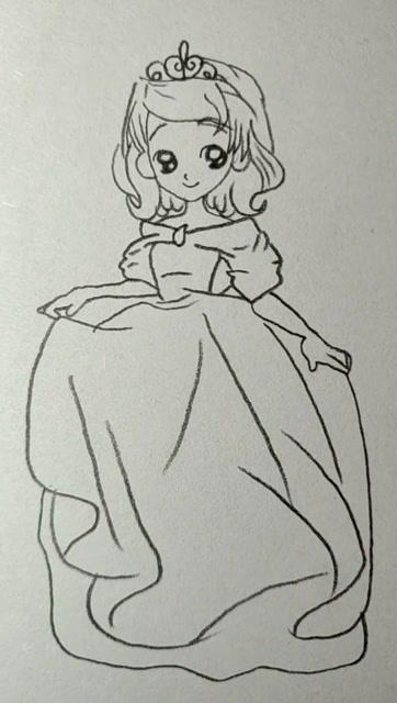 公主速成!喜欢请点赞支持,下期画什么呢?