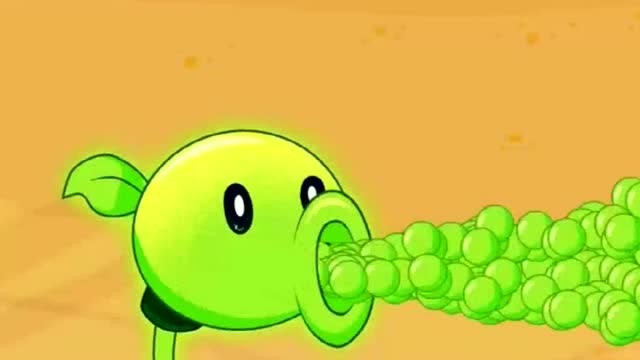 pvz动画:豌豆最终放出大招,白菜还是抗不住了