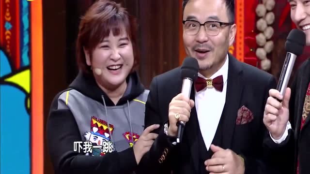 贾玲被问体重,吓到后退:别问我!大张伟神补刀