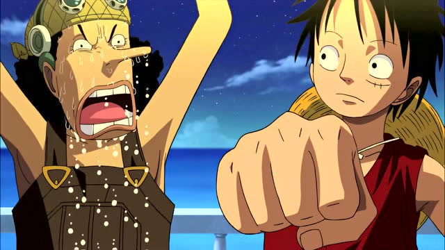 路飞一拳打爆巨石,娜美为何合不拢嘴了?