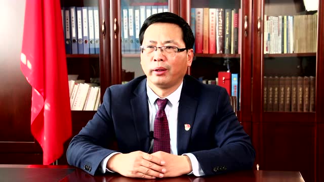 潍坊峡山区党工委书记李华刚发表新春贺词