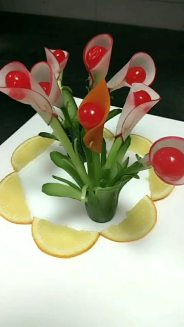 好看的豆豆花摆盘