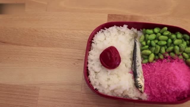 二次元美食:龙猫中的梅子便当,想当年这可是小可爱最喜欢吃的东西