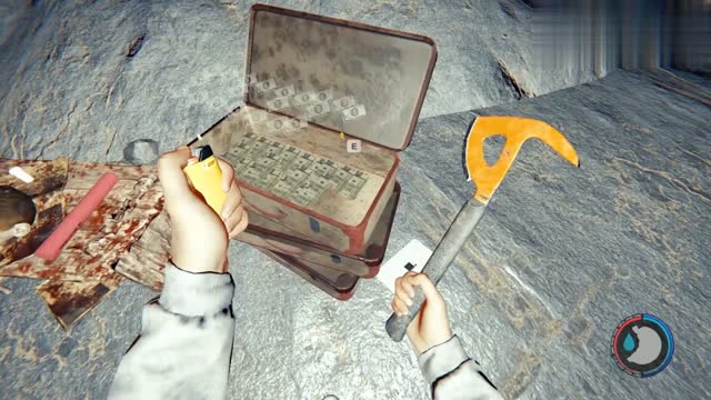 迷失森林06 我在洞穴发现武士刀,还有一个跪着的武士!